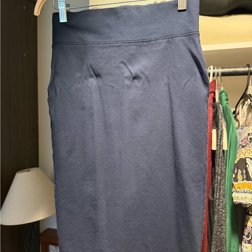 Navy Blue Pencil Women's Skirt